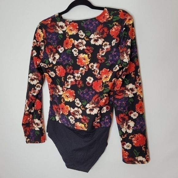 Zara Floral And Black Body Suit - Picture 9 of 12